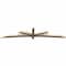 Ekena Millwork Alberta Smooth Timber Gable Bracket, Douglas Fir, 108"W x 22"H x 3 1/2"D x 3 1/2"F, 5/12 Pitch GBW108X22X0404ALB00SDF - alternate 5